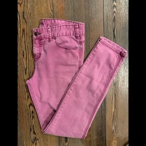 Free People Mauve Skinny Jeans 32 x 31